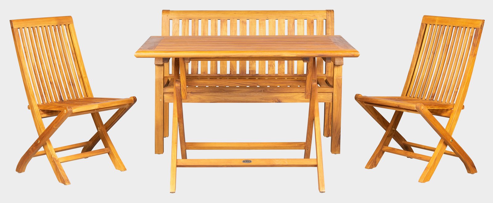 VASCO SET - balkonový set  - kvalitní ratanový, teakový nábytek od RATTAN STUDIO